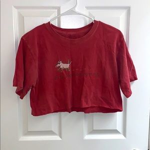 It’s a Dogs Life Cropped T-shirt